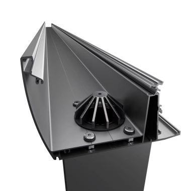 Lapu turētājs un drenāžas sistēma