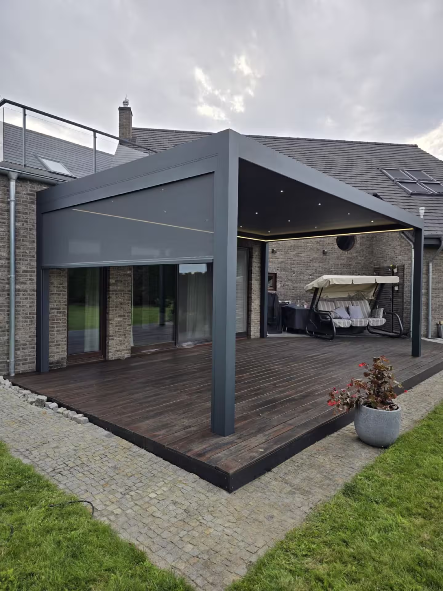 Bioklimatiskā pergola — projekts
